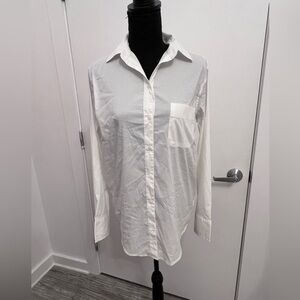 a new day White Casual Button Down Shirt